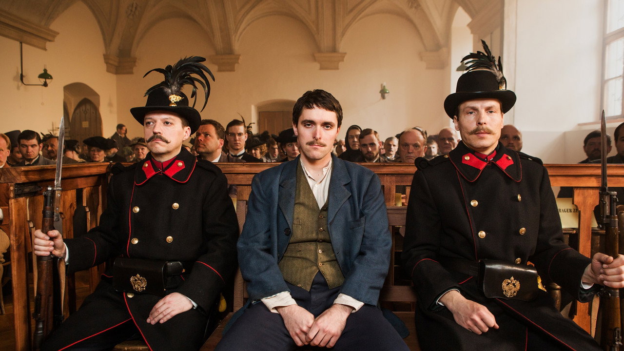 Murder in Polná backdrop