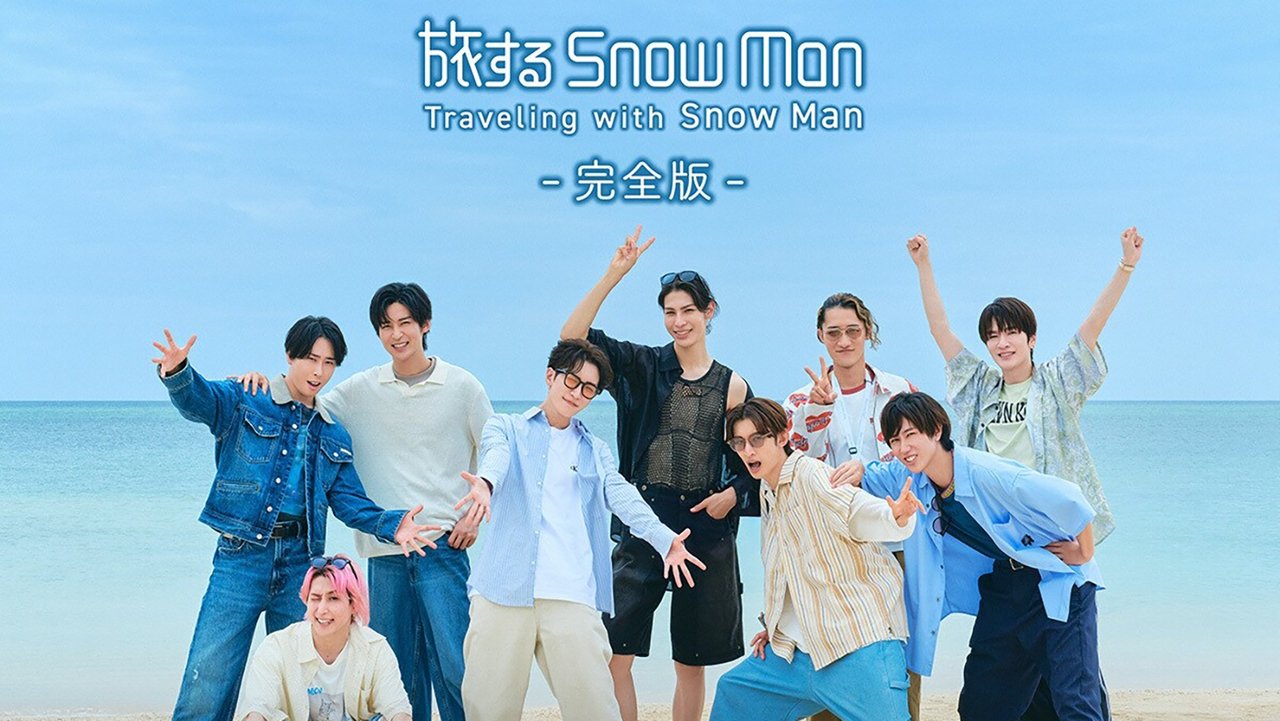 Traveling with Snow Man backdrop