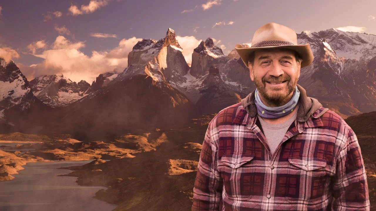 Nick Knowles in South America backdrop