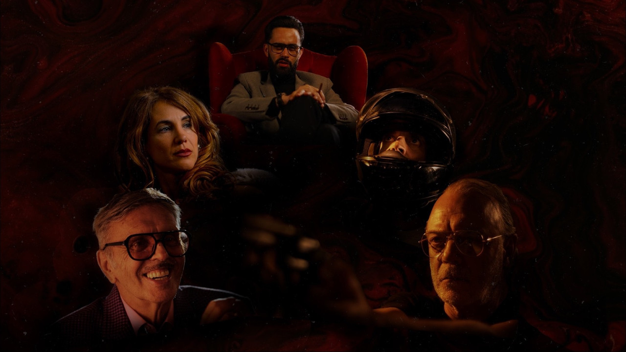 Blood & Marbles backdrop