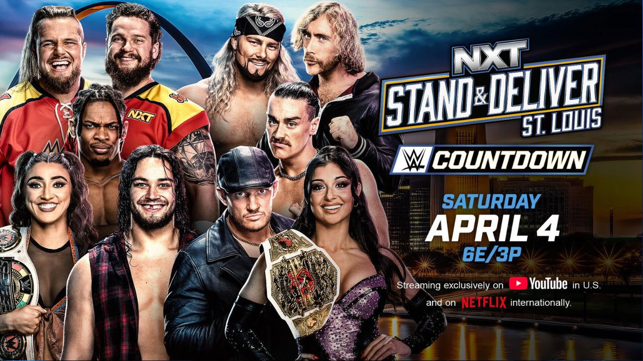 WWE NXT Countdown To Stand & Deliver 2026 backdrop