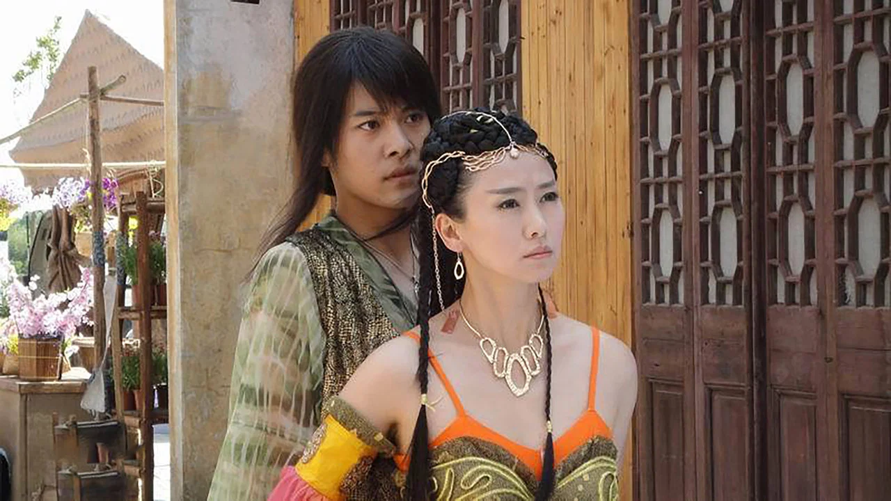 Spring Brightened Zhu Jiumei backdrop