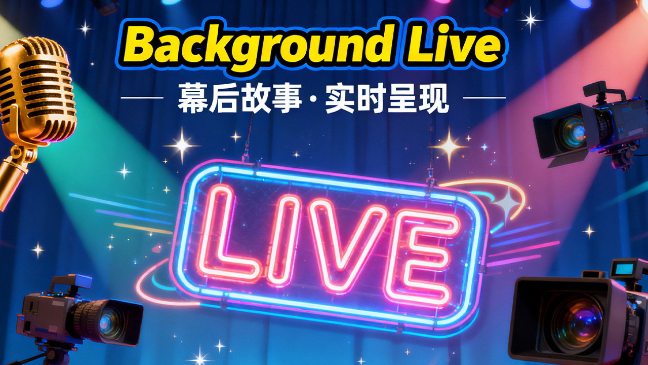 백그라운드 라이브 backdrop