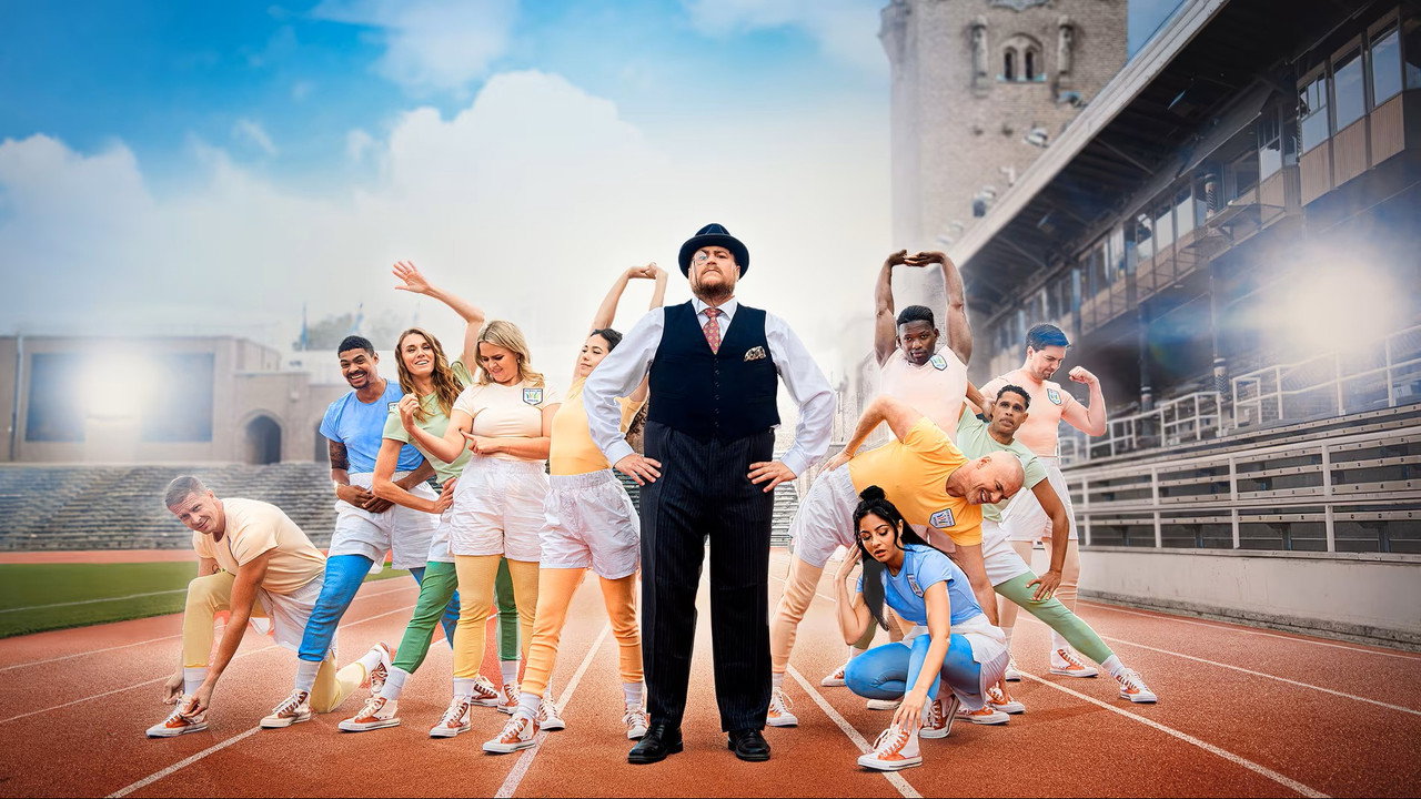 Otroliga spelen backdrop