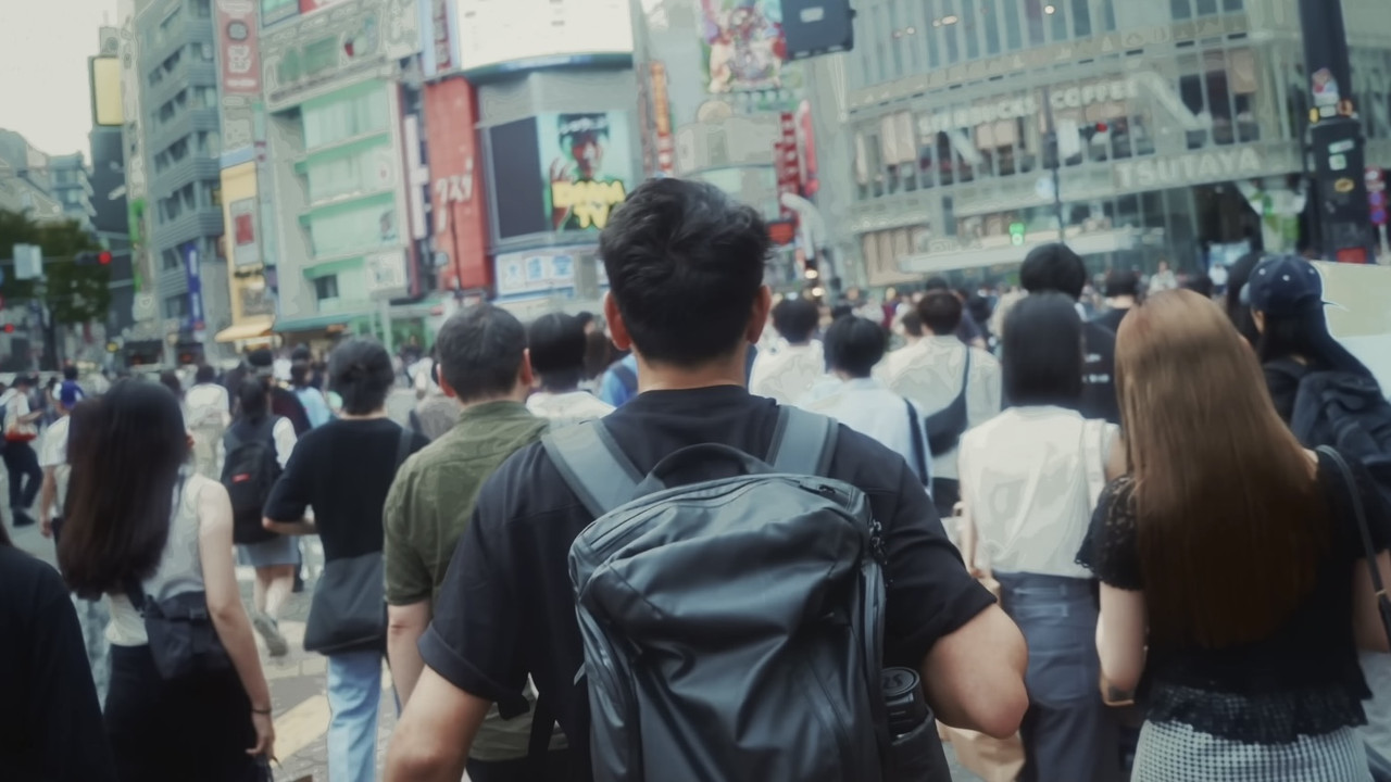 The dark side of Japan backdrop