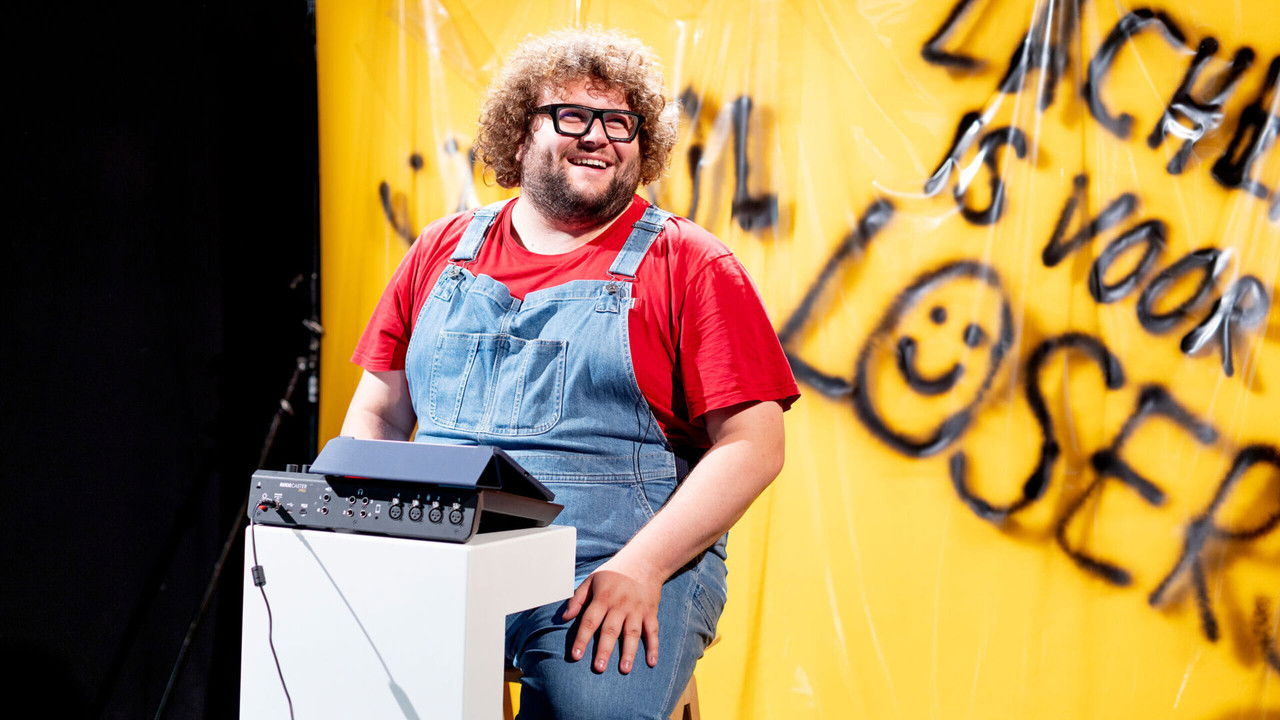 Lachen is voor losers backdrop