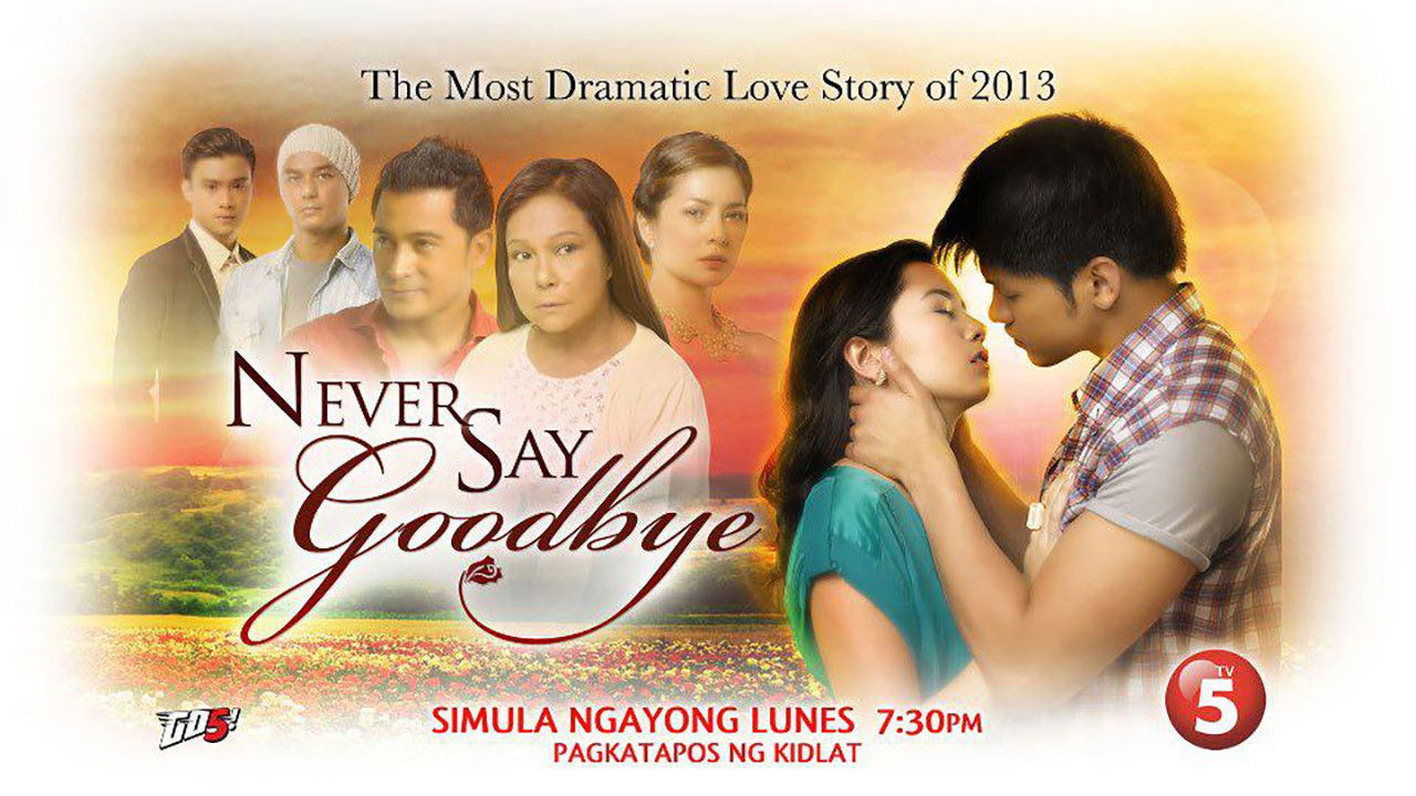 Never Say Goodbye backdrop