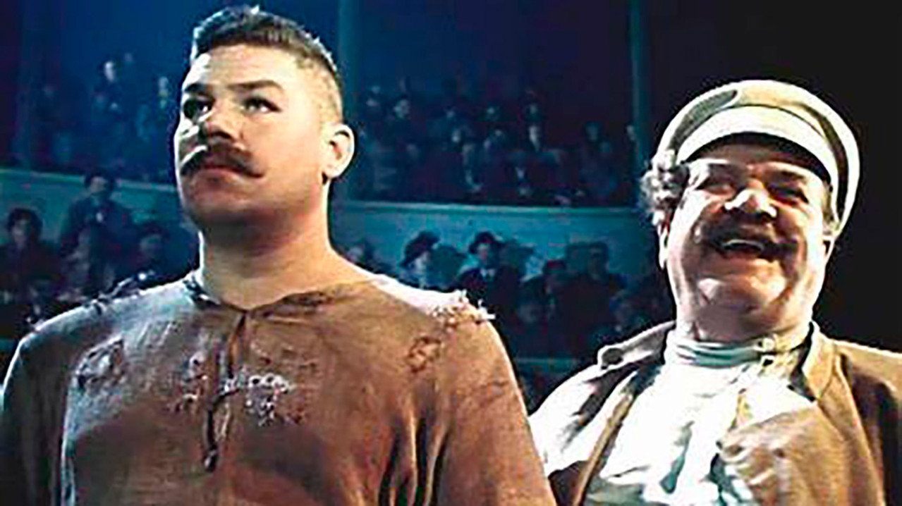 The Wrestler and the Clown backdrop