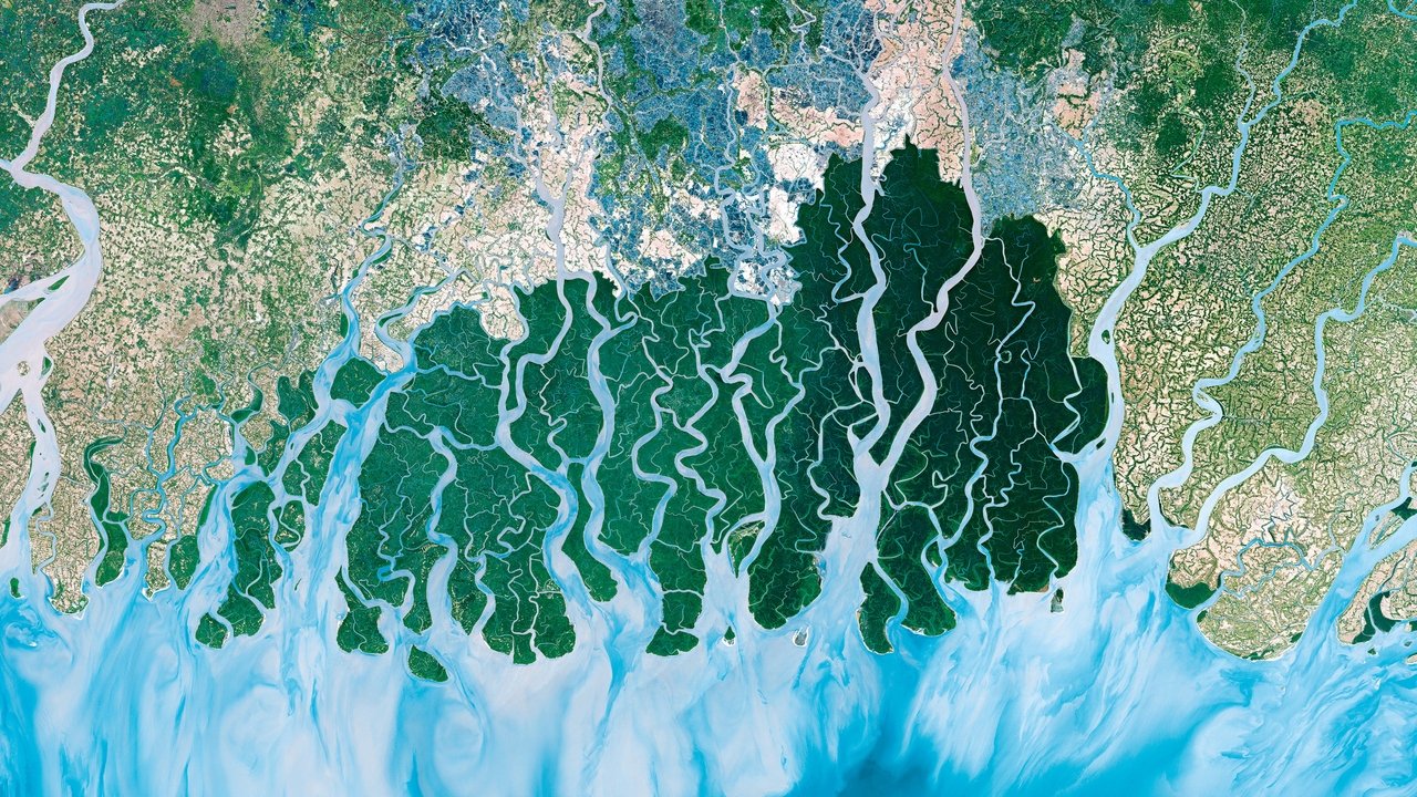 Earth from Space backdrop