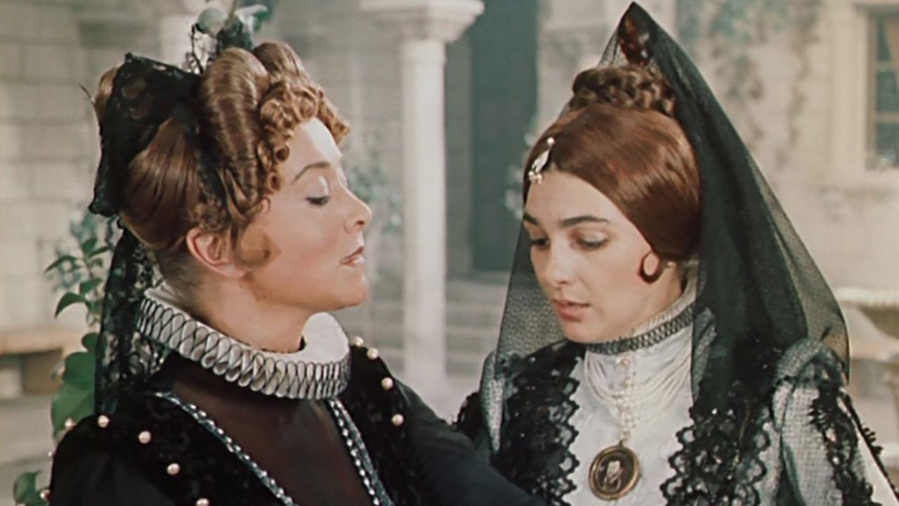 Marta the Pious Woman backdrop