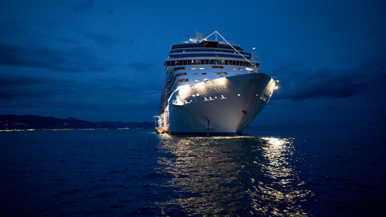 The World's Most Expensive Cruise Ship backdrop