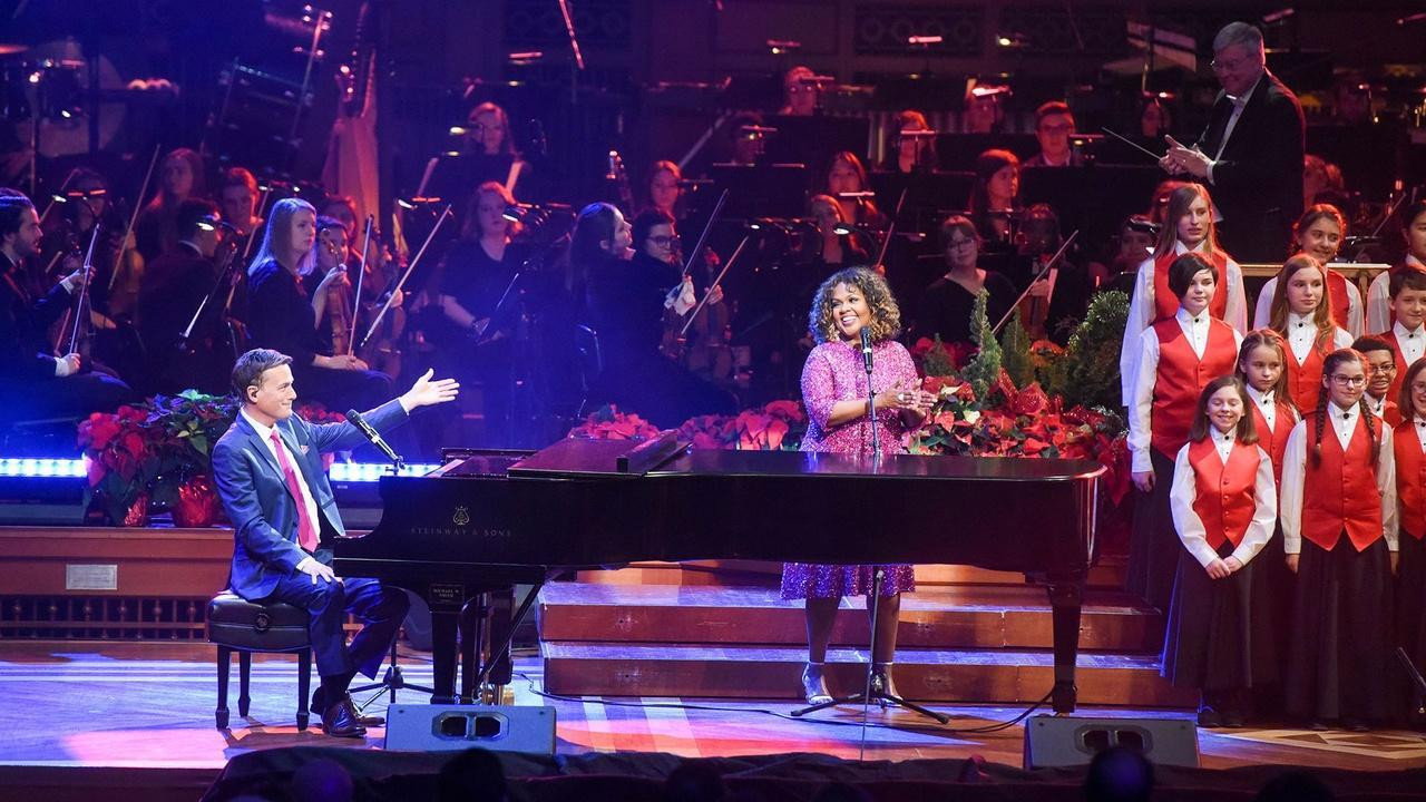 Christmas at Belmont 2019 backdrop