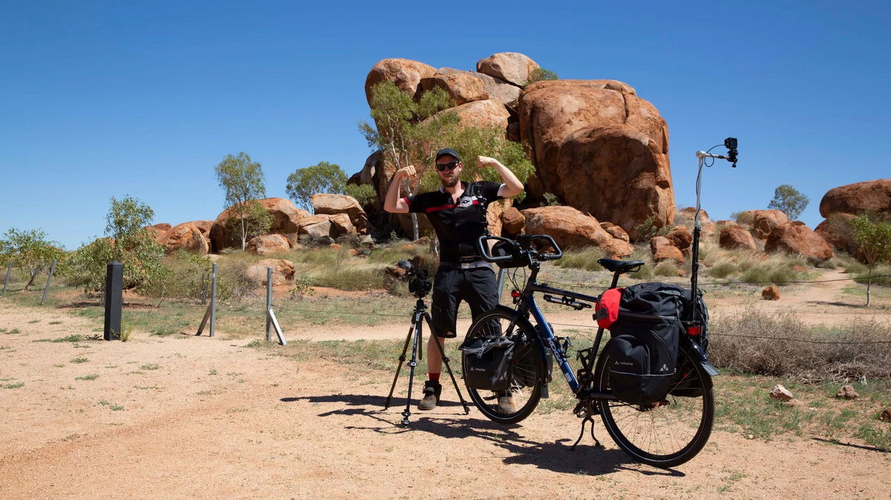 Dwars door Oceanië backdrop