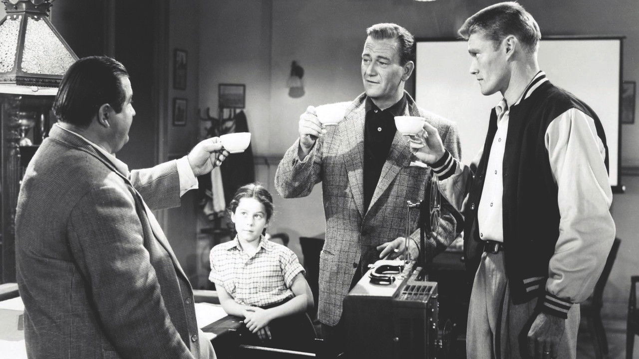 Trouble Along the Way backdrop