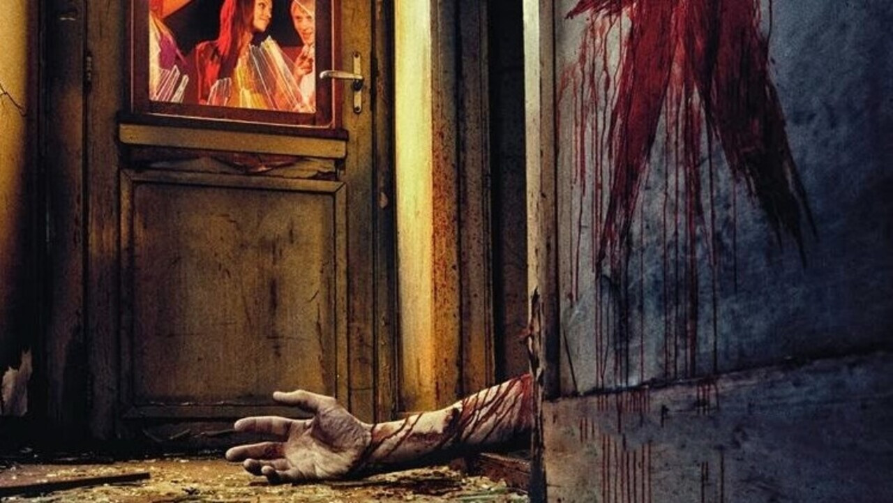 Bloody April Fools backdrop