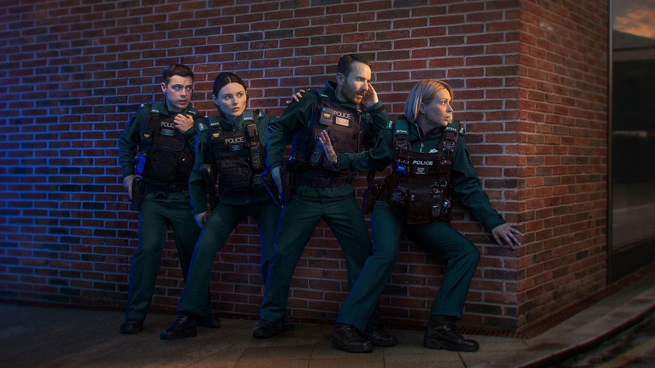 Blue Lights backdrop