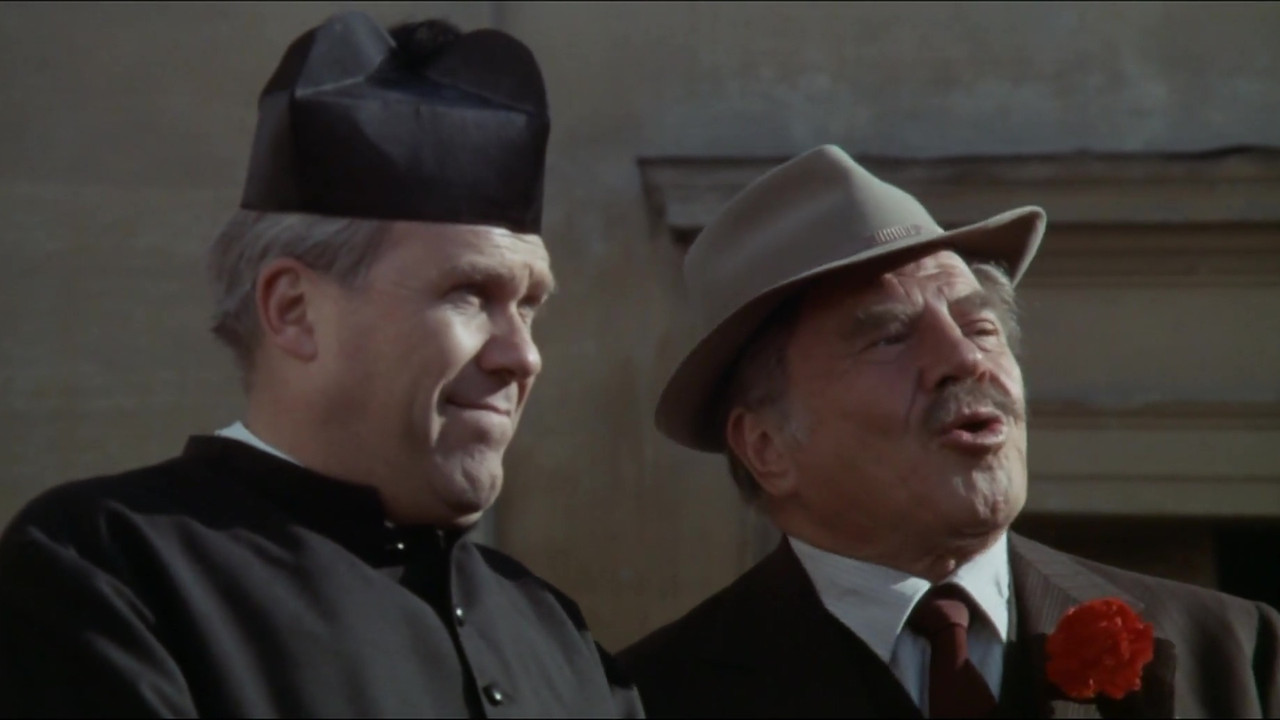 Don Camillo and the Contestants backdrop