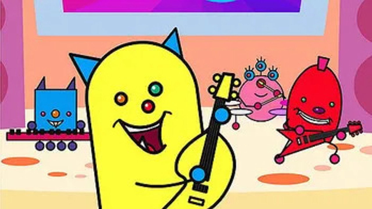 Happy Monster Band backdrop