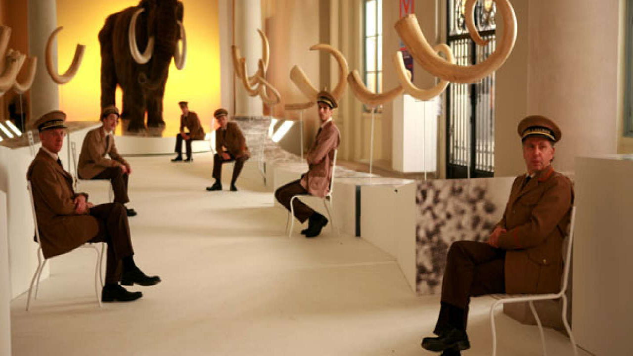 A Day at the Museum backdrop