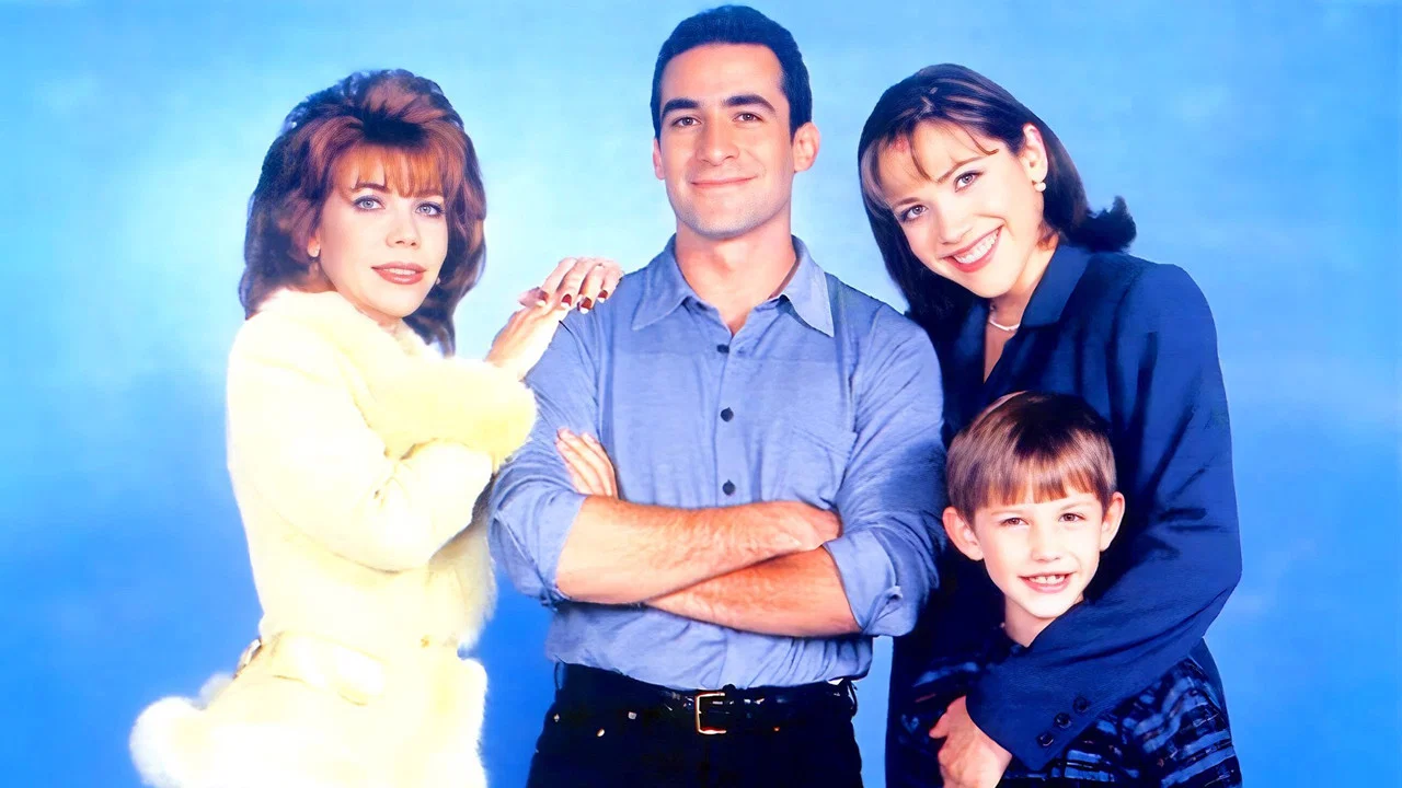 A Family with Angel backdrop
