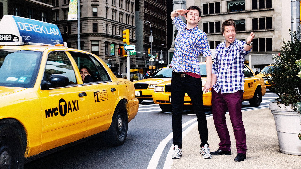 Söndagsparty med Filip & Fredrik backdrop