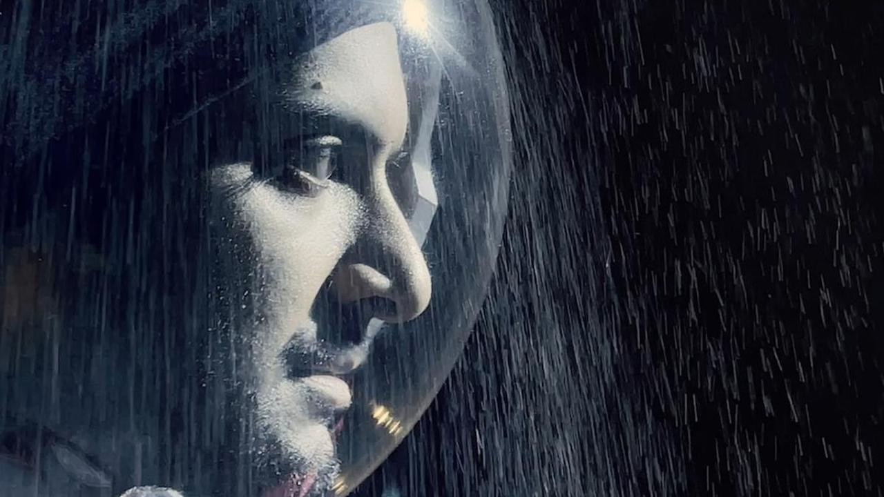 The Astronaut And His Parrot backdrop