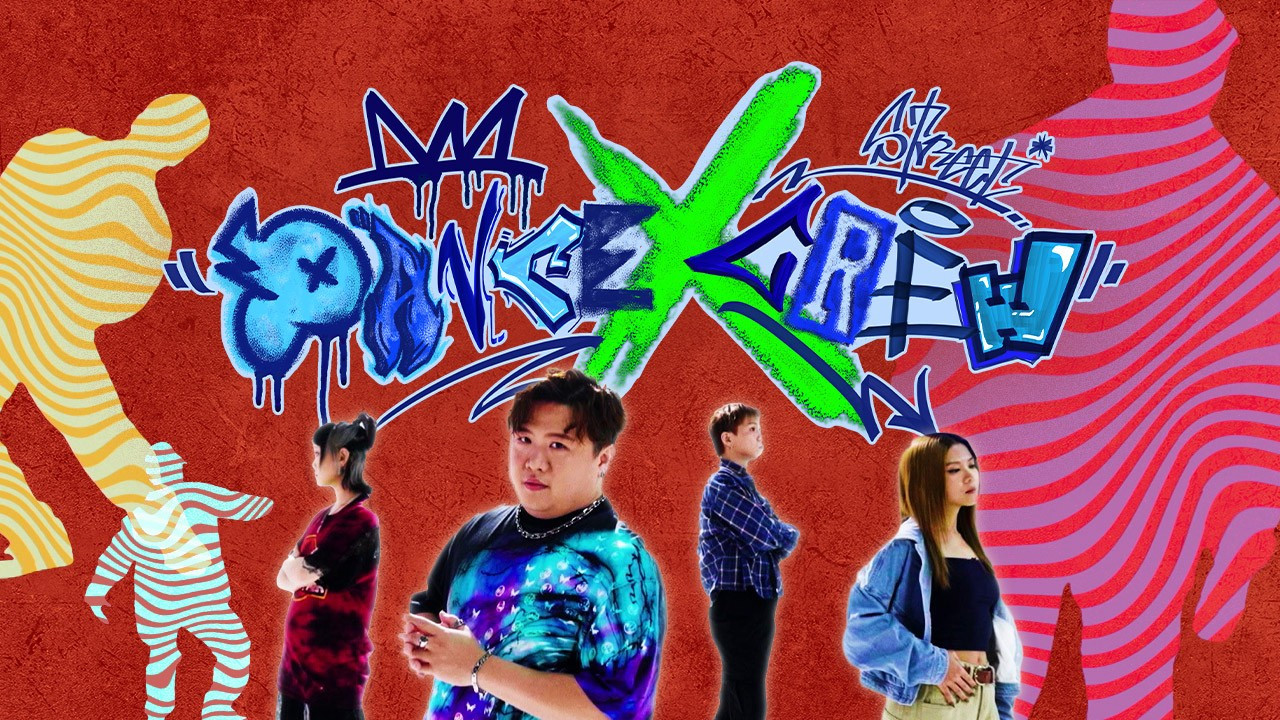 Dance X Crew backdrop