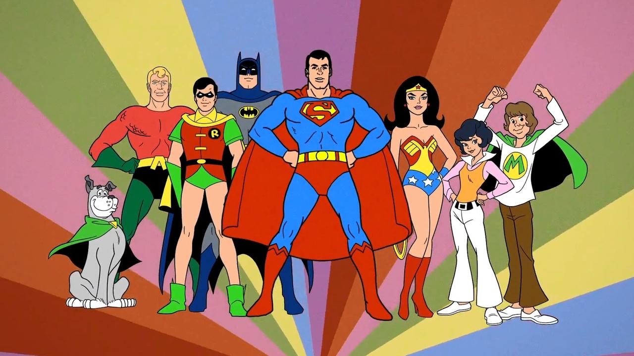 Super Friends backdrop