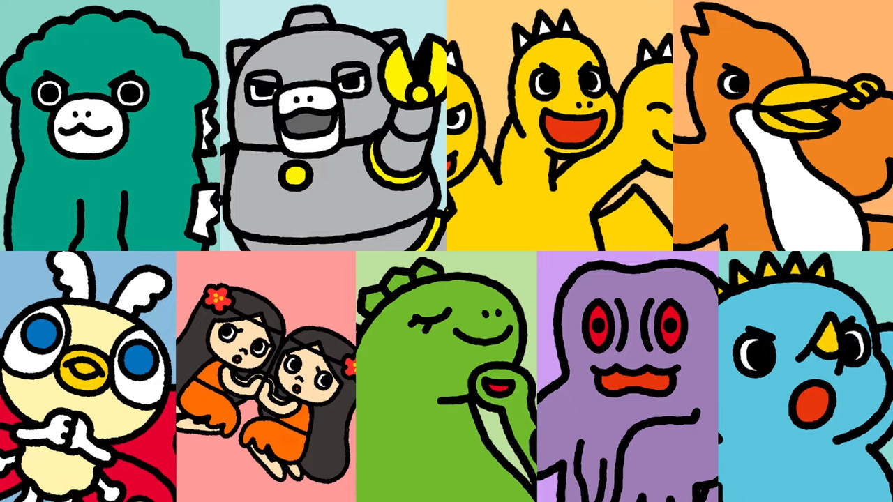 Chibi Godzilla Raids Again backdrop