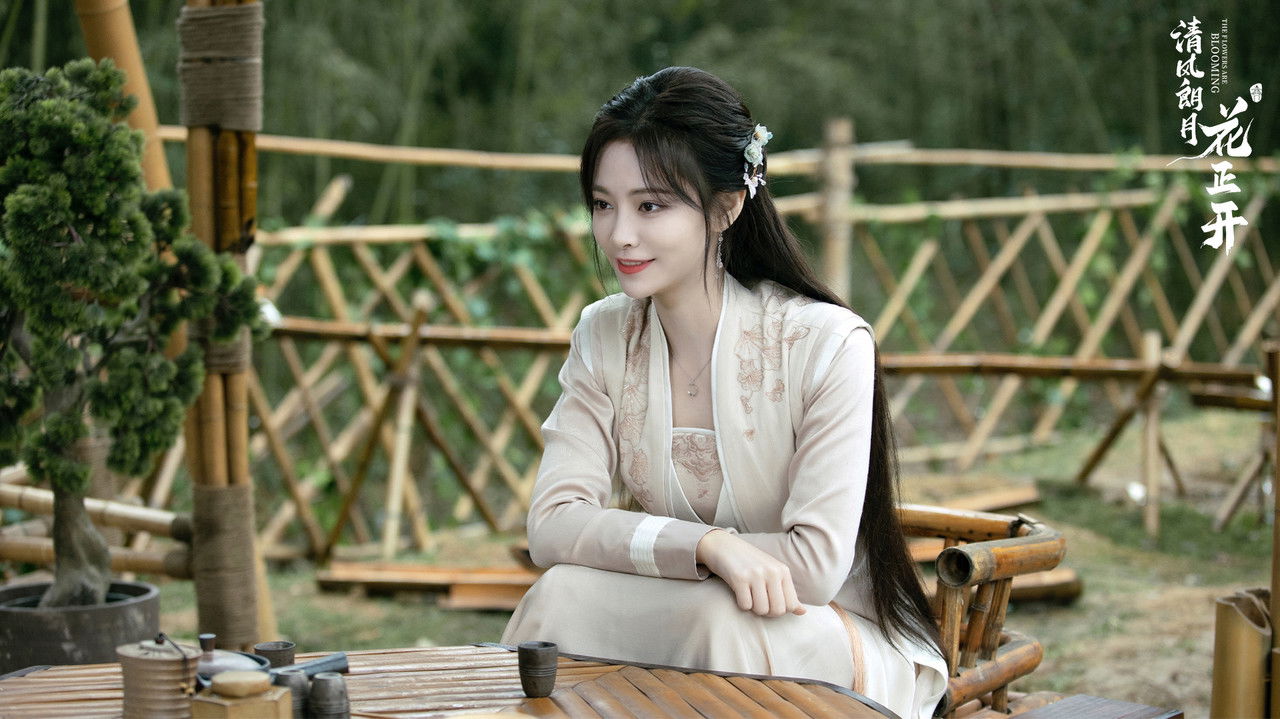 The Flowers Are Blooming backdrop