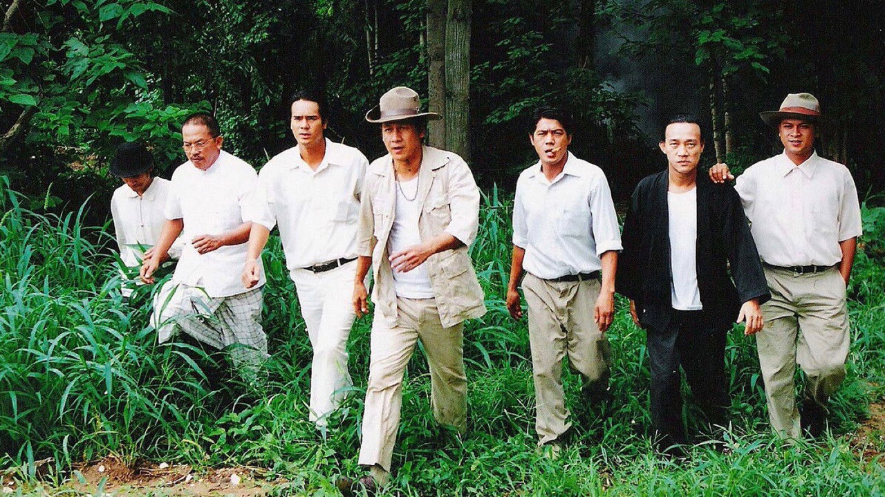 Seven Street Fighters backdrop