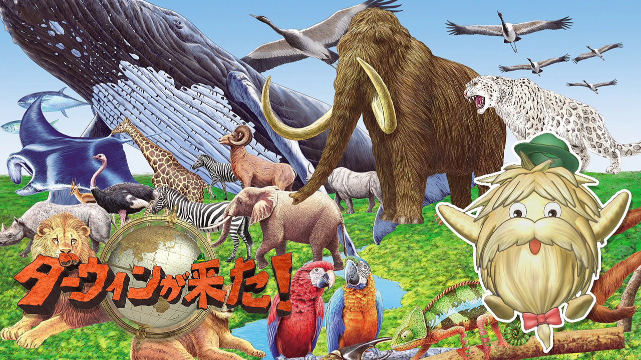 Darwin's Amazing Animals backdrop