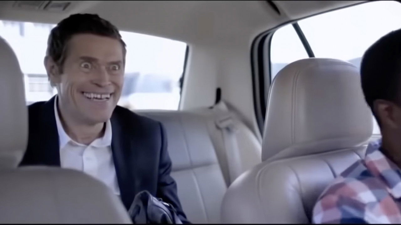 The Smile Man backdrop