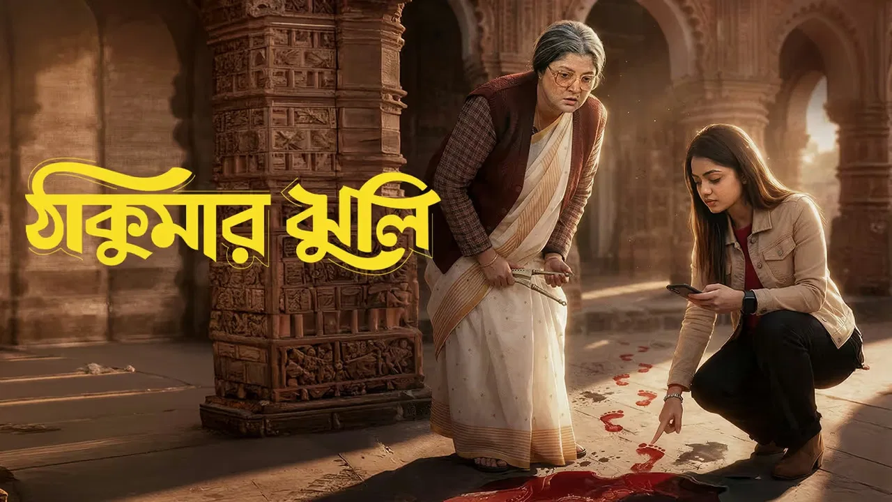 Thakumar Jhuli backdrop