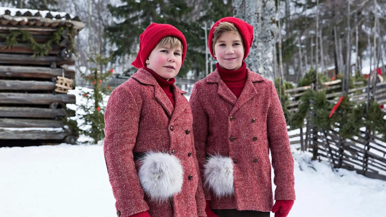 The Christmas Family backdrop
