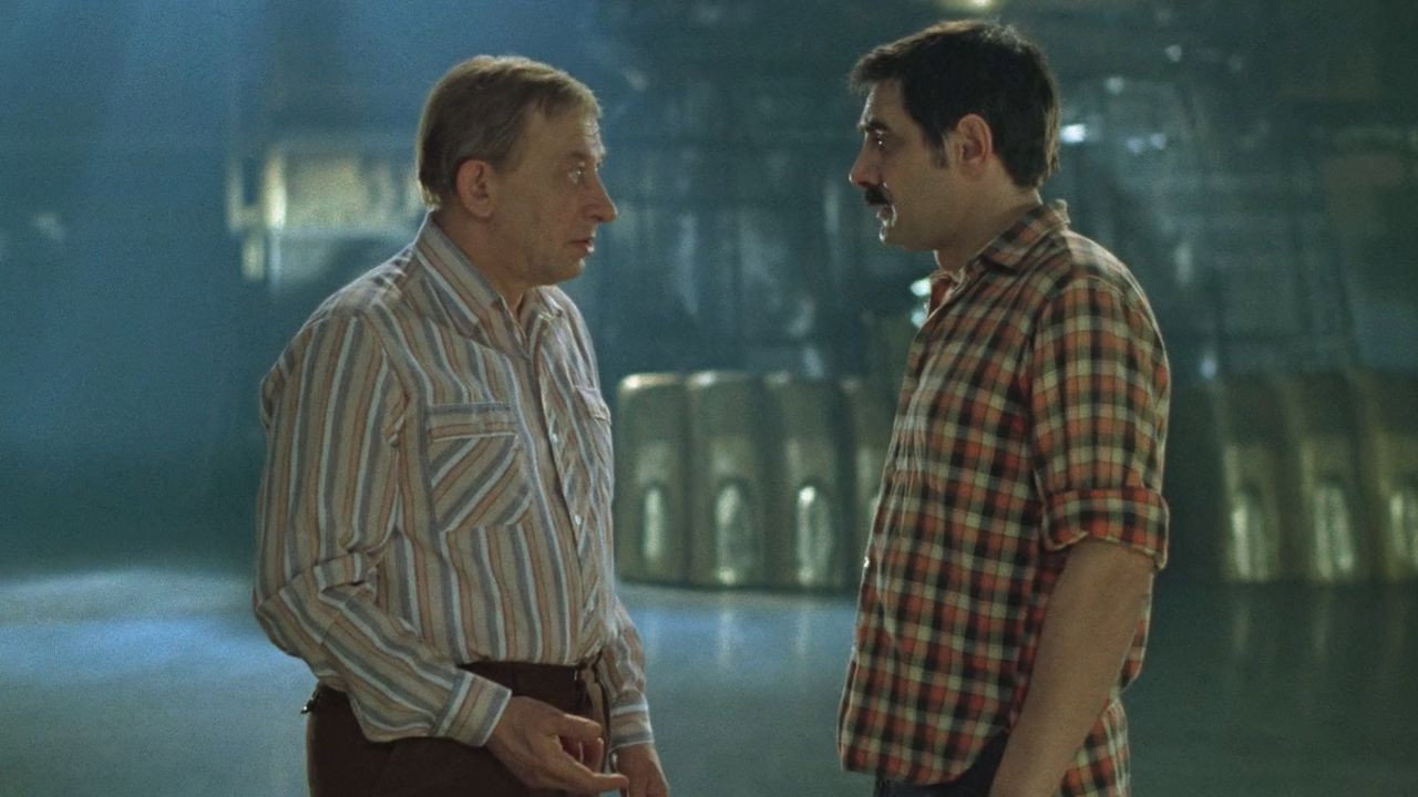 Winter Evening in Gagry backdrop