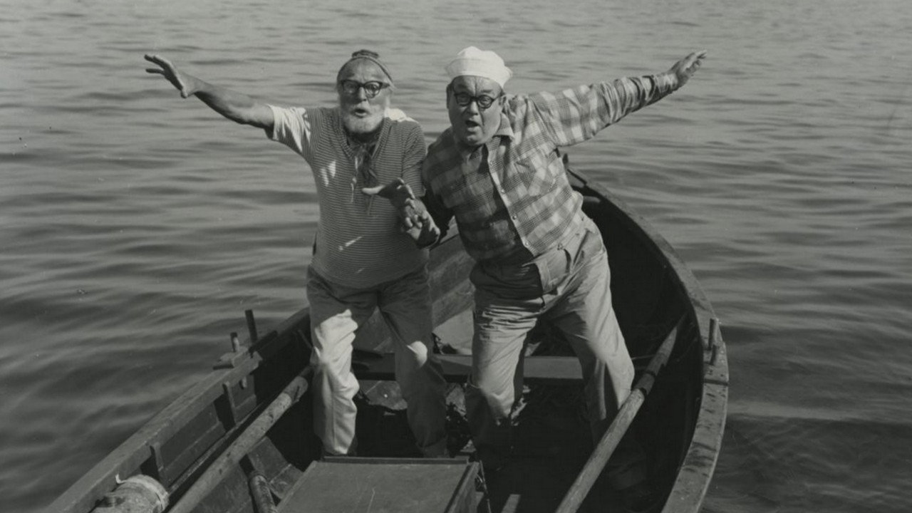 Father of Four: On Bornholm backdrop