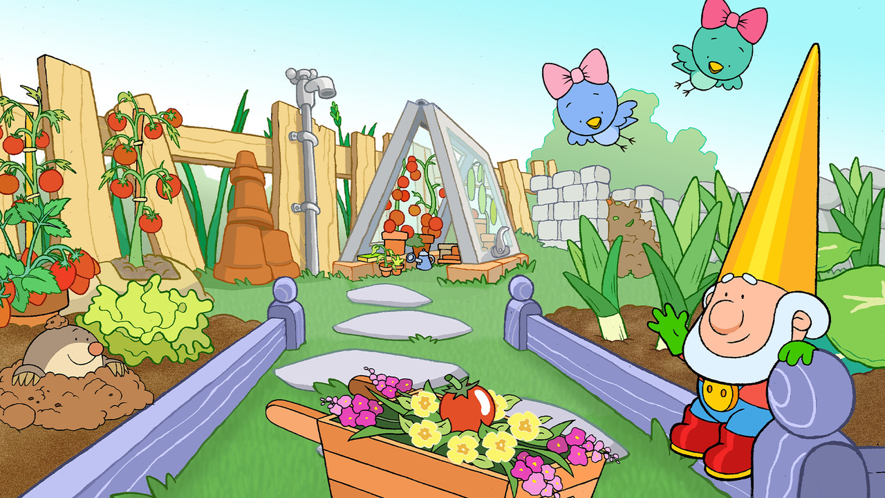 Gordon the Garden Gnome backdrop