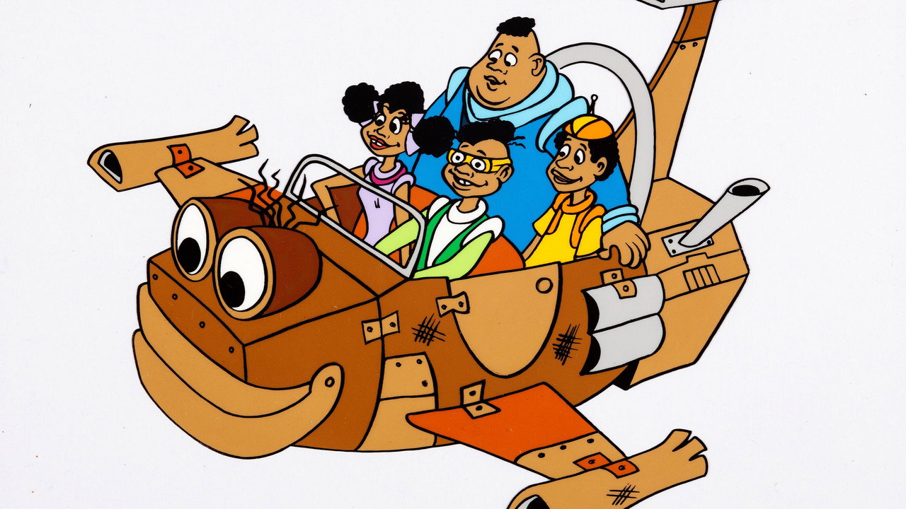 Rickety Rocket backdrop