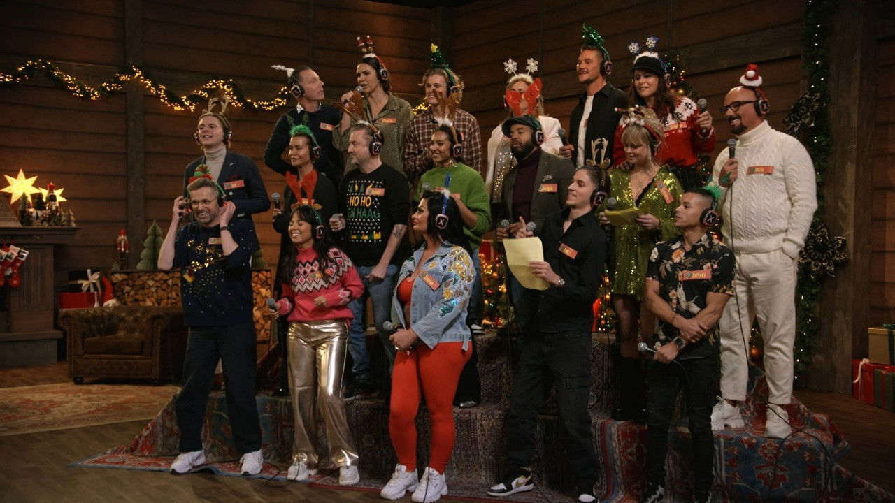 Serious Christmas backdrop