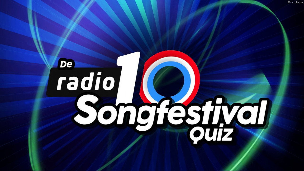 De Radio 10 Songfestivalquiz backdrop