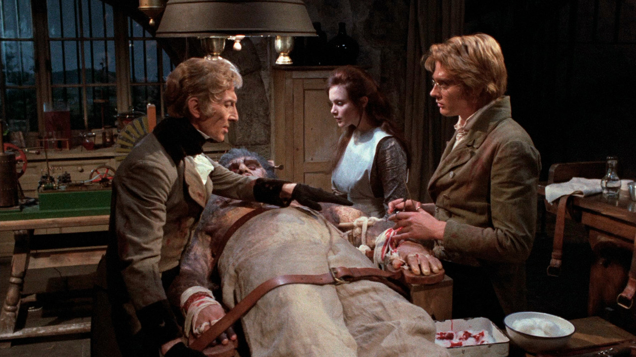 Frankenstein and the Monster from Hell backdrop