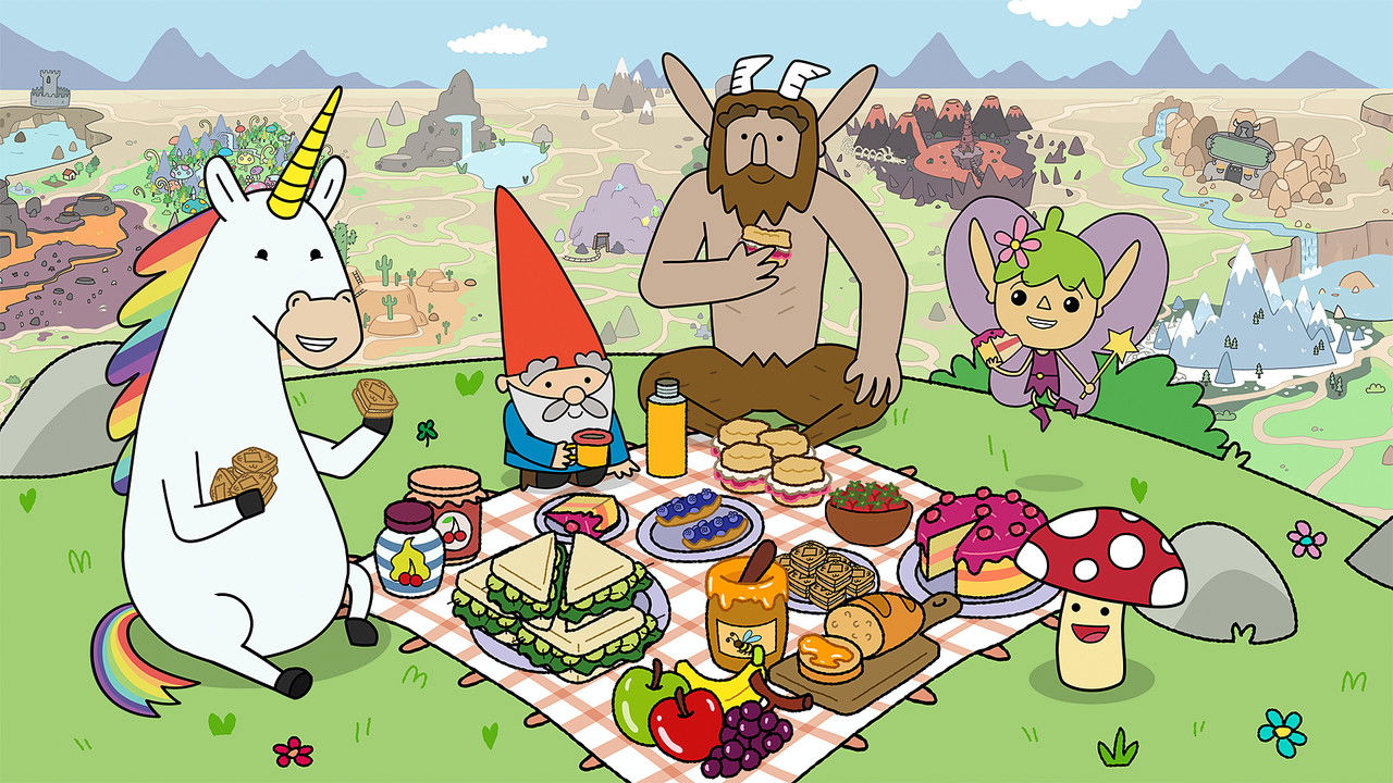 Super Happy Magic Forest backdrop