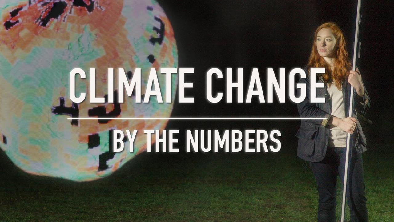 Climate Change By The Numbers backdrop