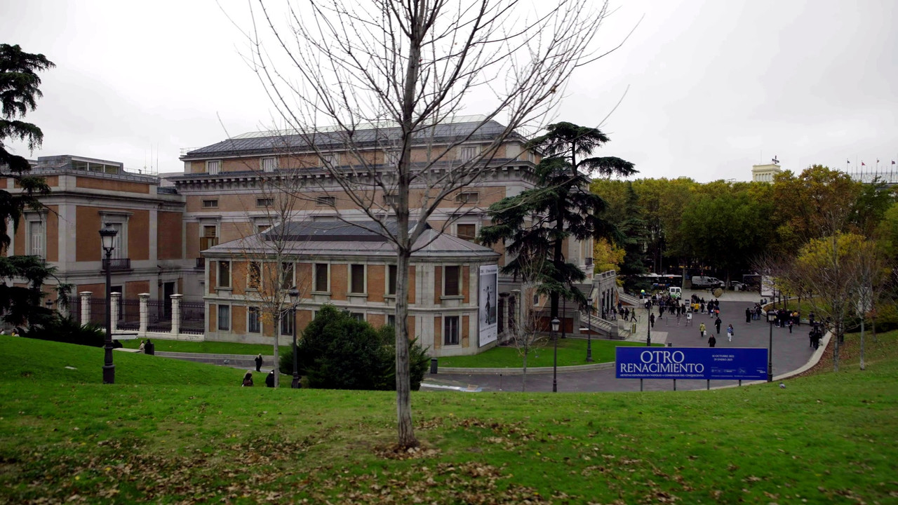 The other Renaissance. The prado museu and Capodimonte in Naples. backdrop