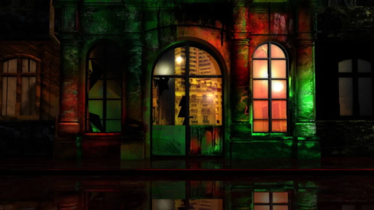 The man is the only bird who wears his own cage backdrop