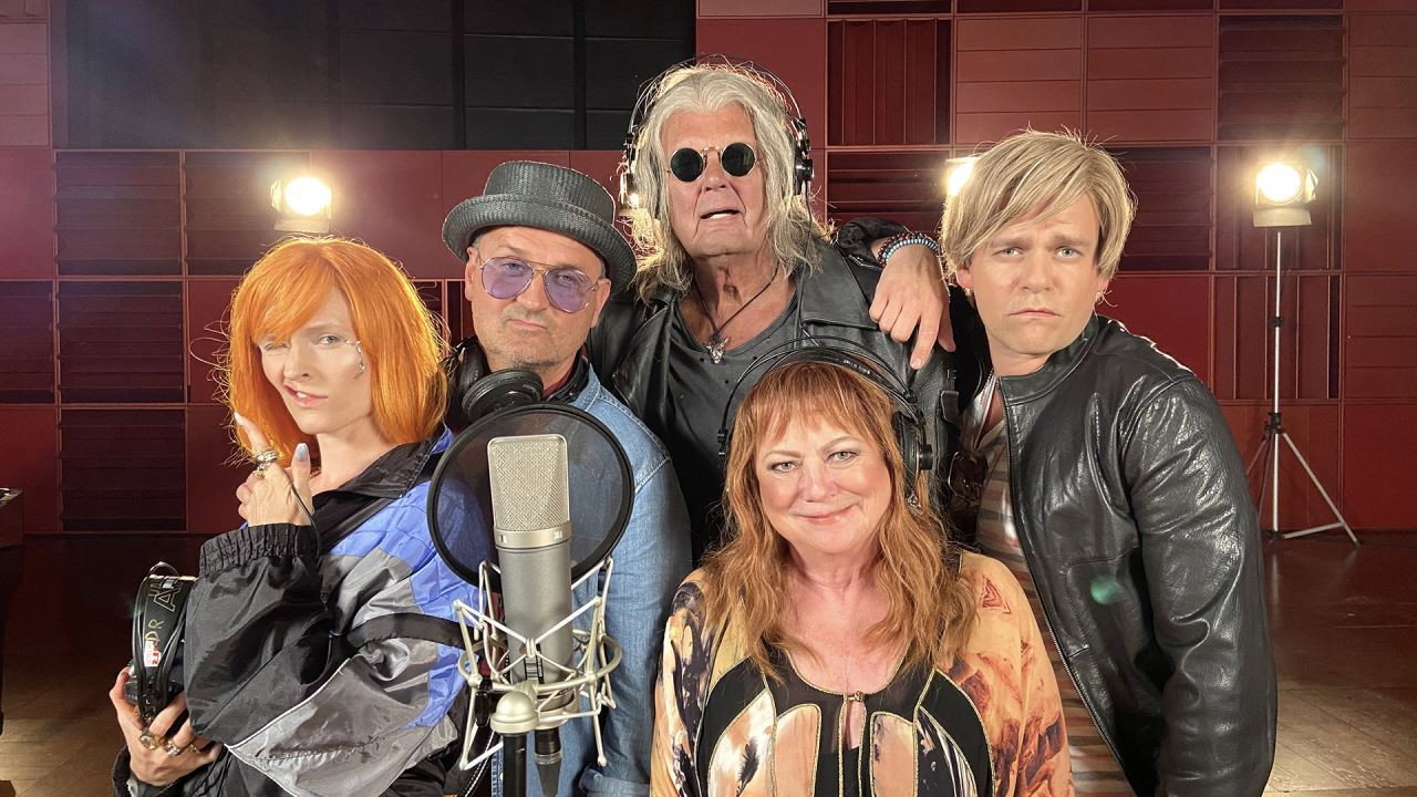 Revy på afstand backdrop