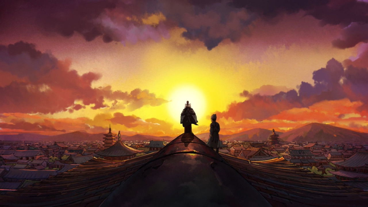 White Cat Legend backdrop