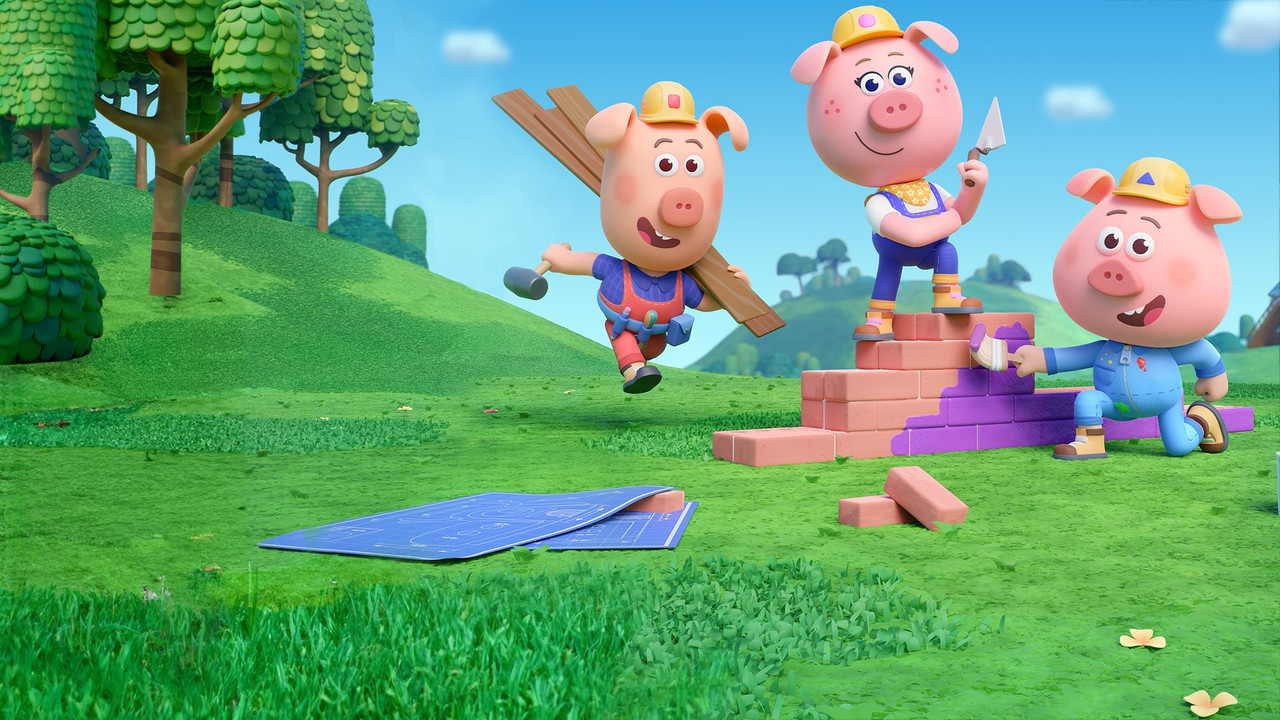 Piggy Builders backdrop