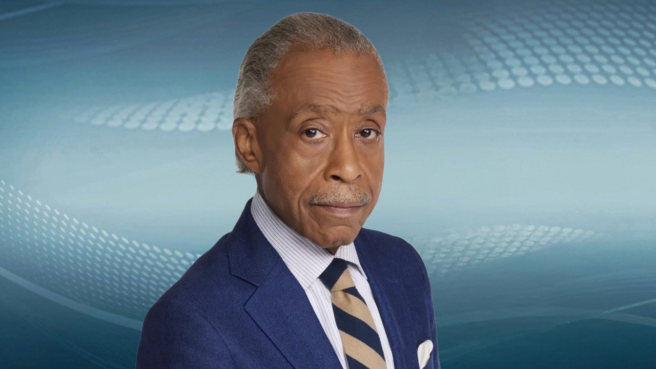 PoliticsNation with Al Sharpton backdrop